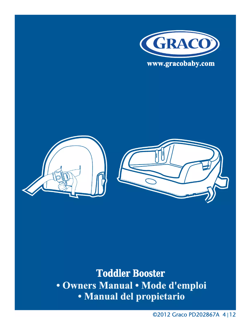 Page n°1 - Manuel utilisateur Graco Toddler Booster