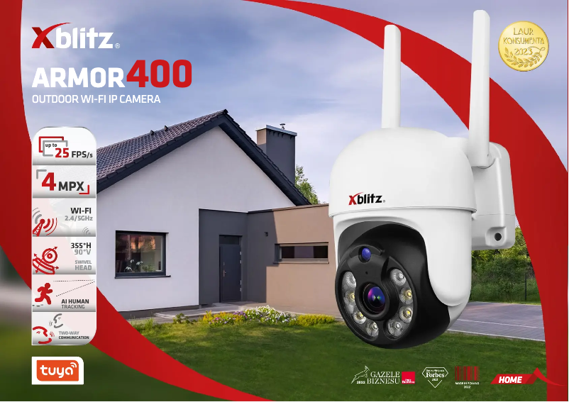 Imagen de la primera página del manual del dispositivo Armor 400