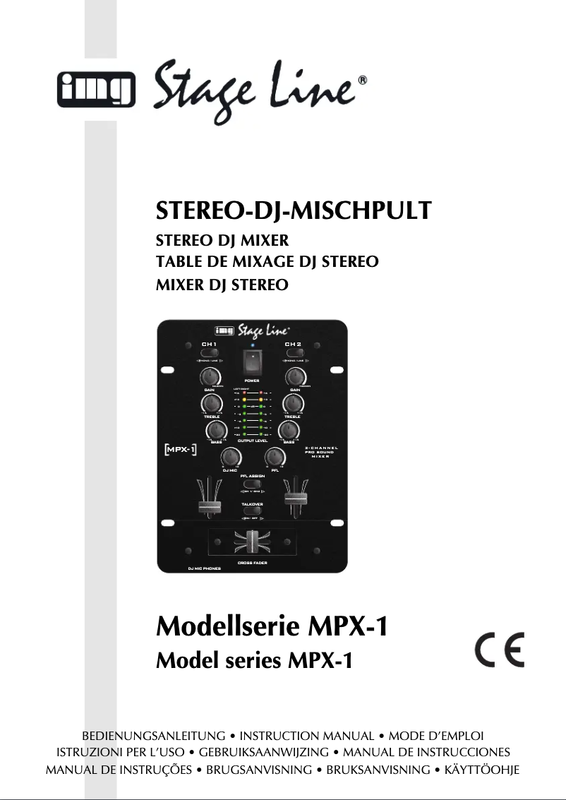 Image de la première page du manuel de l'appareil MPX-1