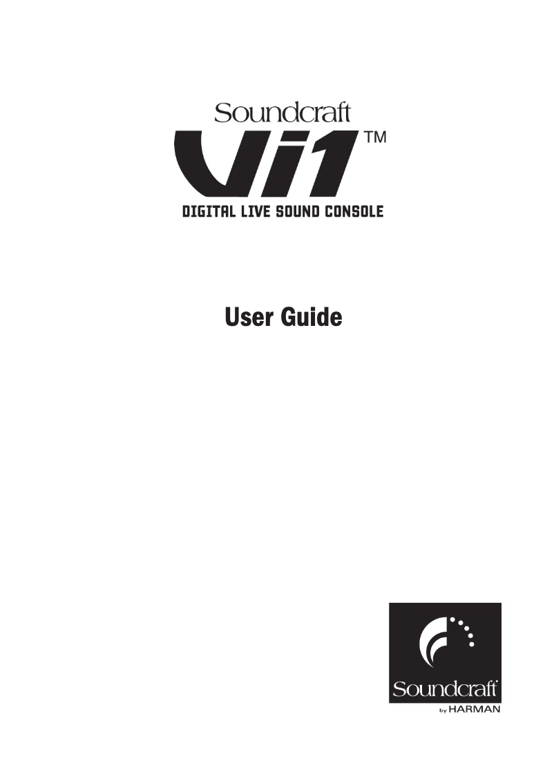 Image de la première page du manuel de l'appareil Vi1