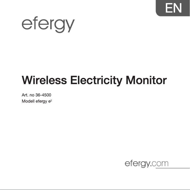 Image de la première page du manuel de l'appareil E2