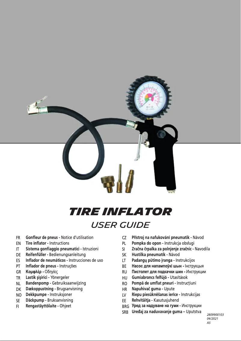 Image de la première page du manuel de l'appareil G-580