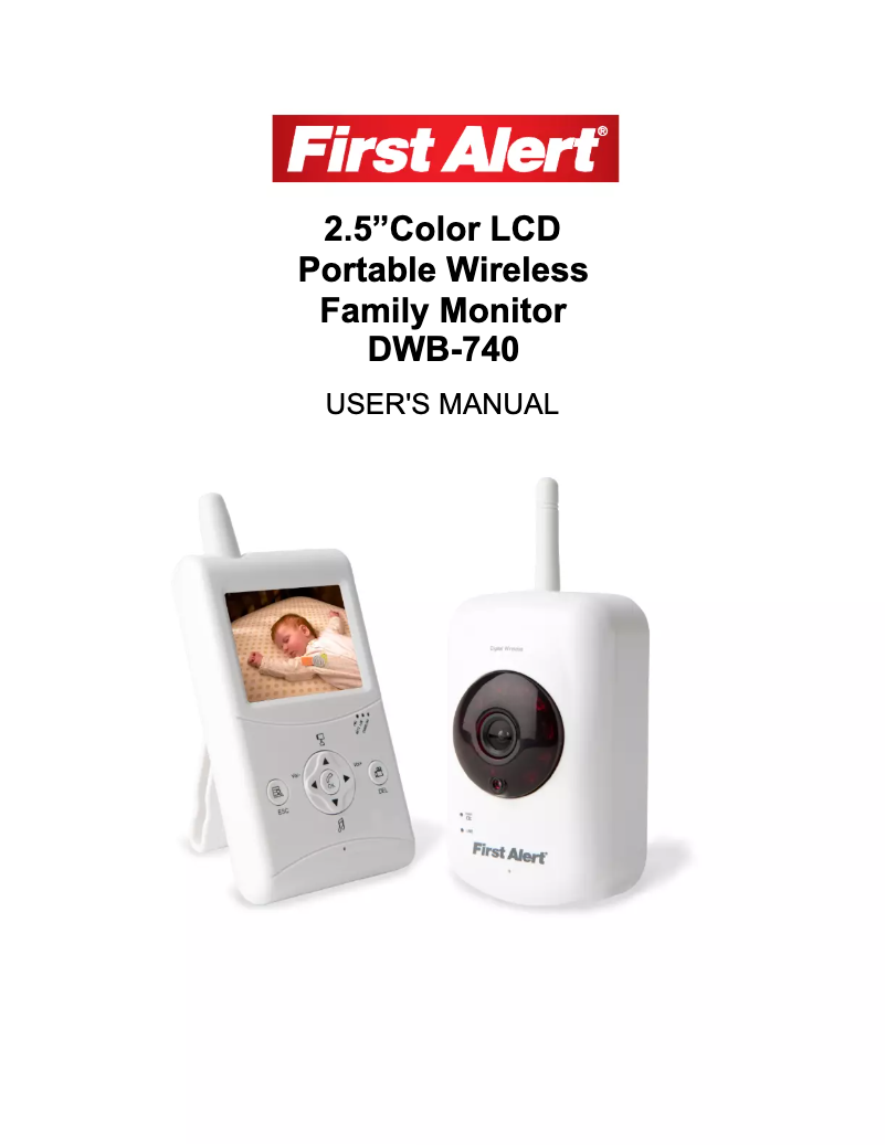 Page n°1 - Manuel utilisateur First Alert DWB-740