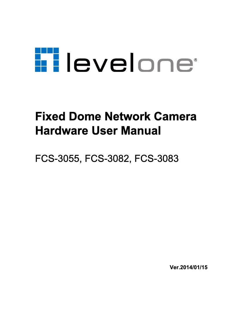 Image de la première page du manuel de l'appareil FCS-3082