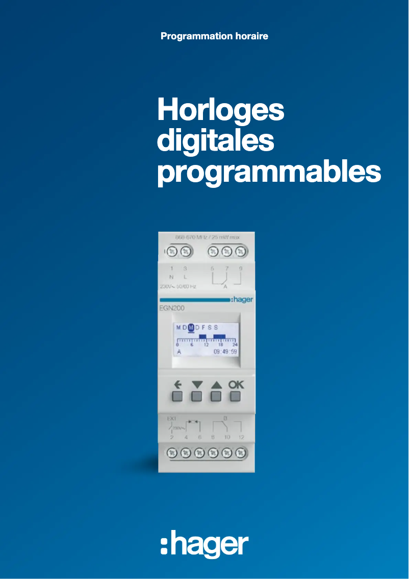 Page 1 de la notice Brochure Hager EH011