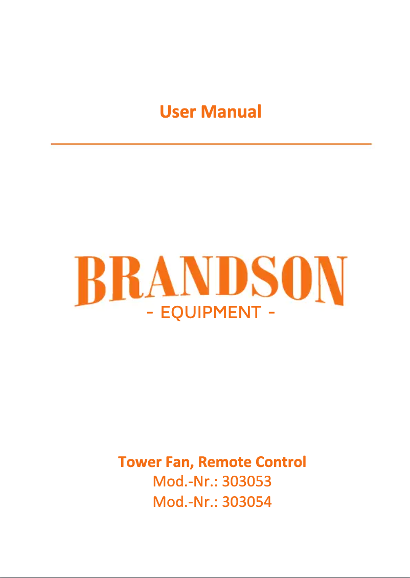 Image de la première page du manuel de l'appareil 303054