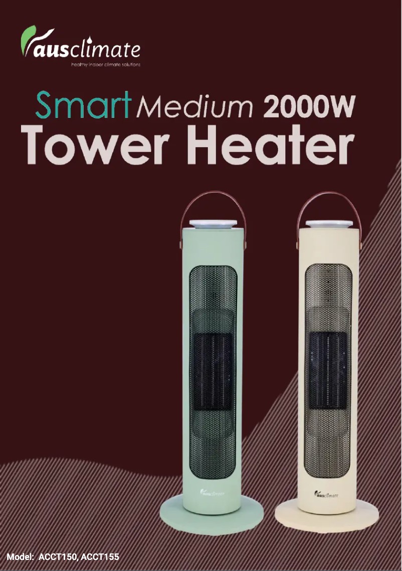 Page n°1 - Manuel utilisateur Ausclimate ACCT150