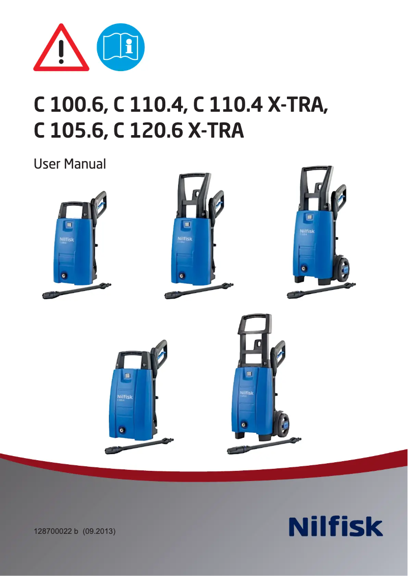 Page n°1 - Manuel utilisateur Nilfisk C 120.6-6 PCD X-TRA