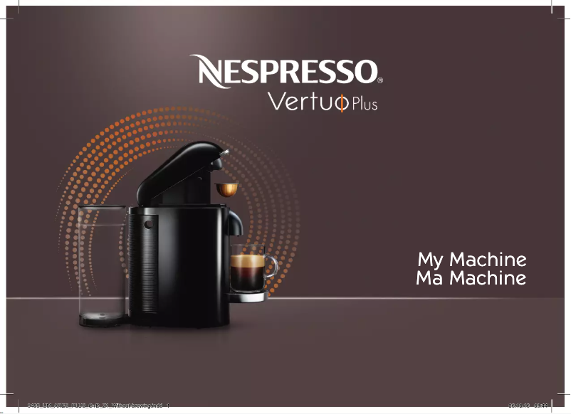 Image de la première page du manuel de l'appareil Nespresso Vertuo