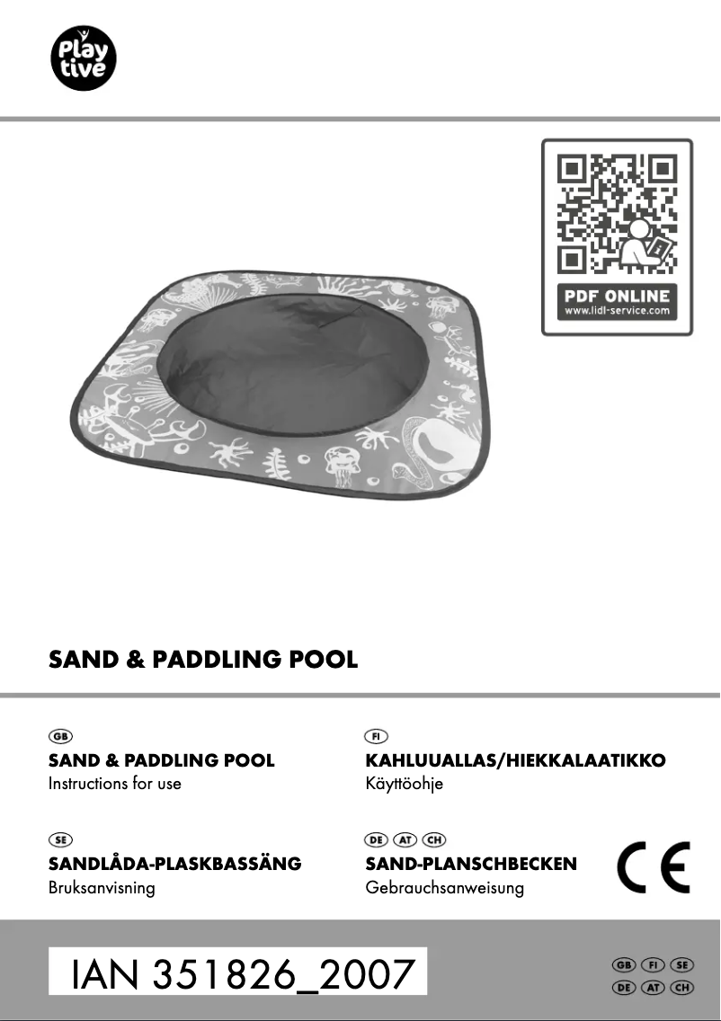 Page 1 de la notice Manuel utilisateur Playtive IAN 351826