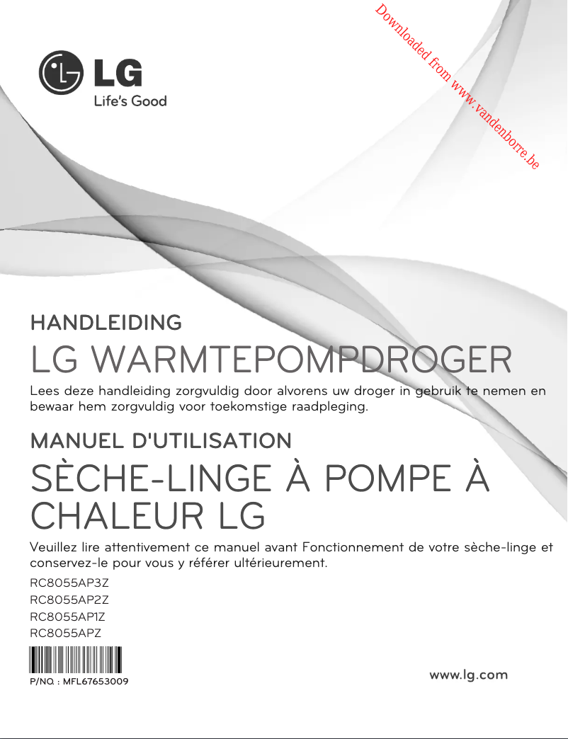 Image de la première page du manuel de l'appareil RC8055AP1Z