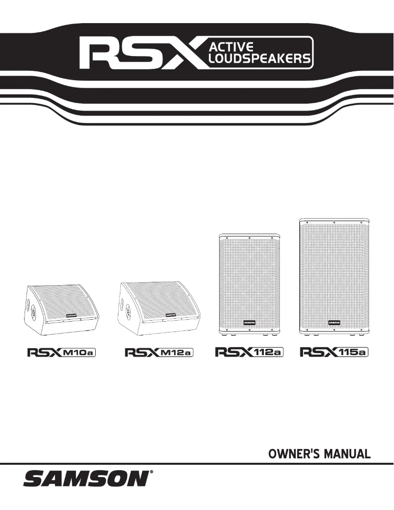 Page n°1 - Manuel utilisateur Samson RSXM10a