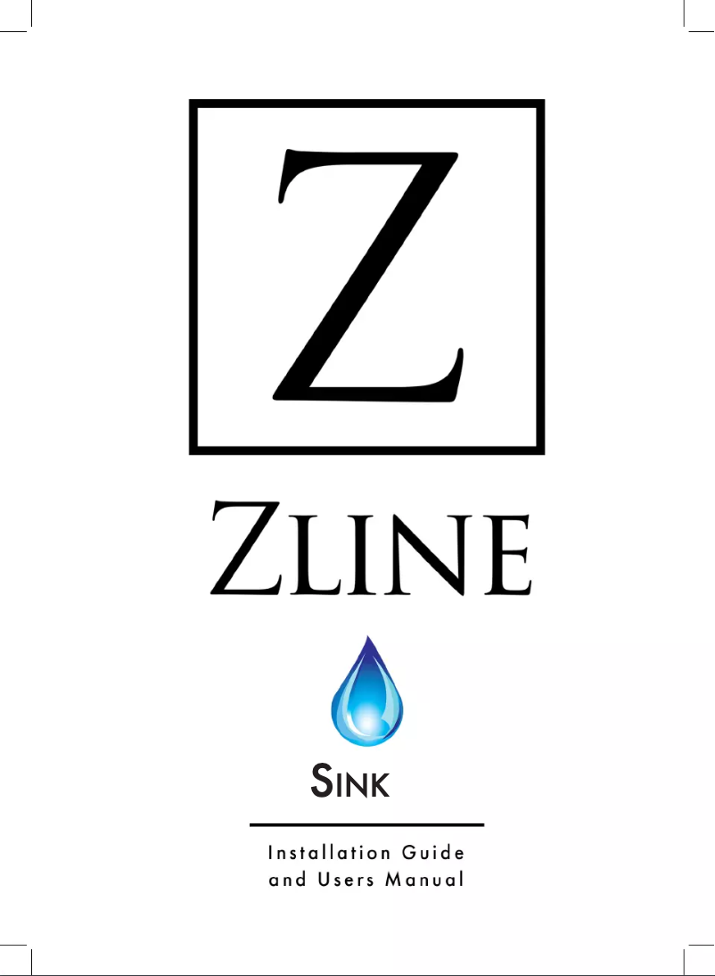 Page n°1 - Manuel utilisateur ZLine SRS23