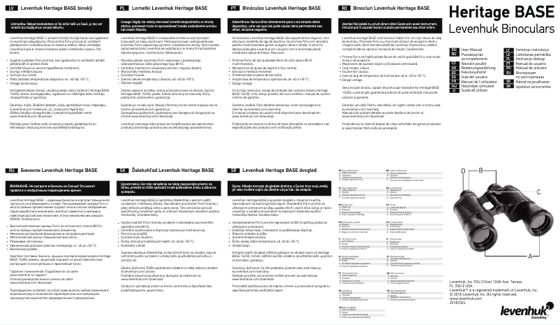 Page n°1 - Manuel utilisateur Levenhuk Heritage Base