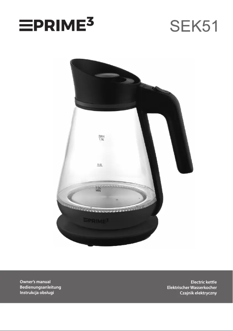 Página 1 del manual Manual de usuario PRIME3 SEK51