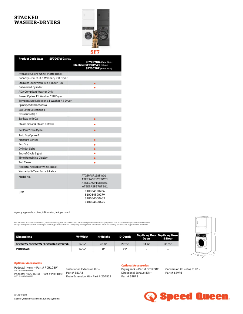 Image de la première page du manuel de l'appareil SF7007BG