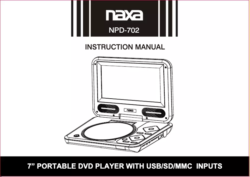 Imagen de la primera página del manual del dispositivo NPD-702