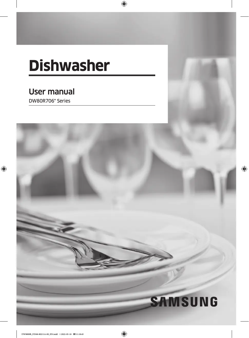 Image de la première page du manuel de l'appareil DW80R7060US