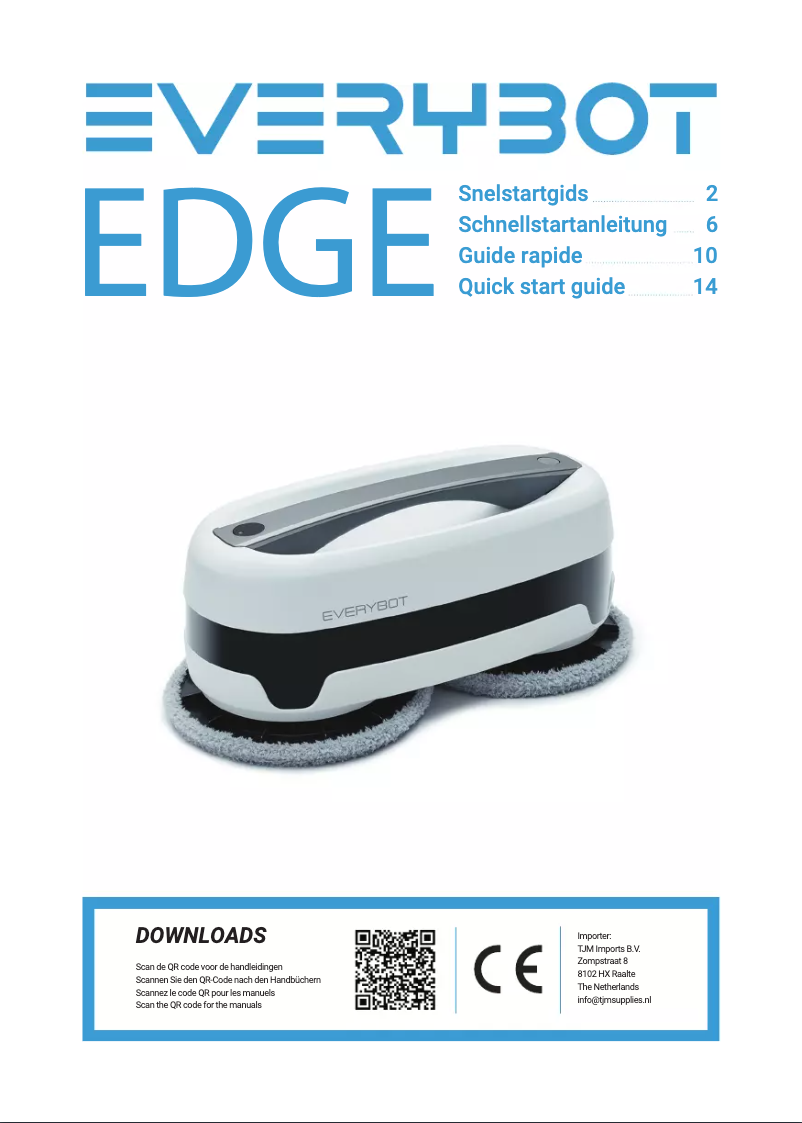 Page 1 de la notice Manuel utilisateur Everybot Edge