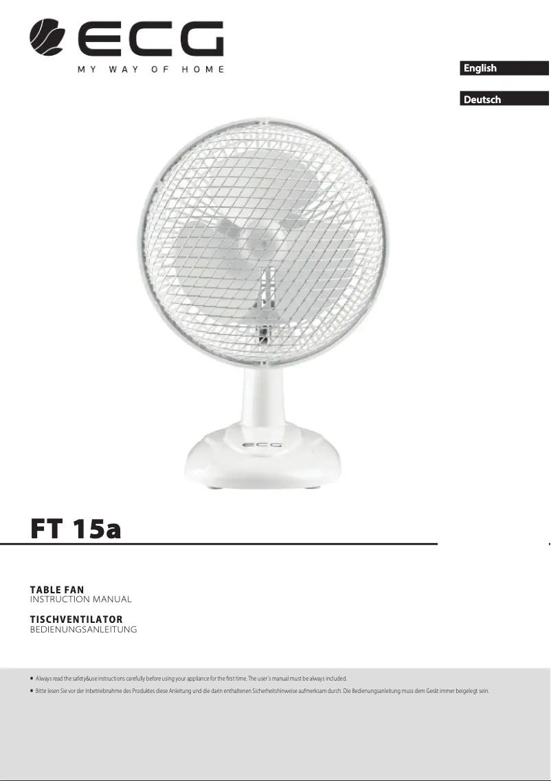 Page n°1 - Manuel utilisateur ECG FT 15a