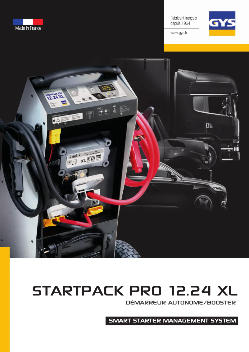 Page n°1 - Brochure GYS Startpack PRO 12.24V XL