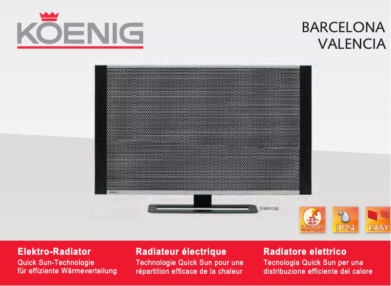 Page n°1 - Manuel utilisateur Koenig B06126