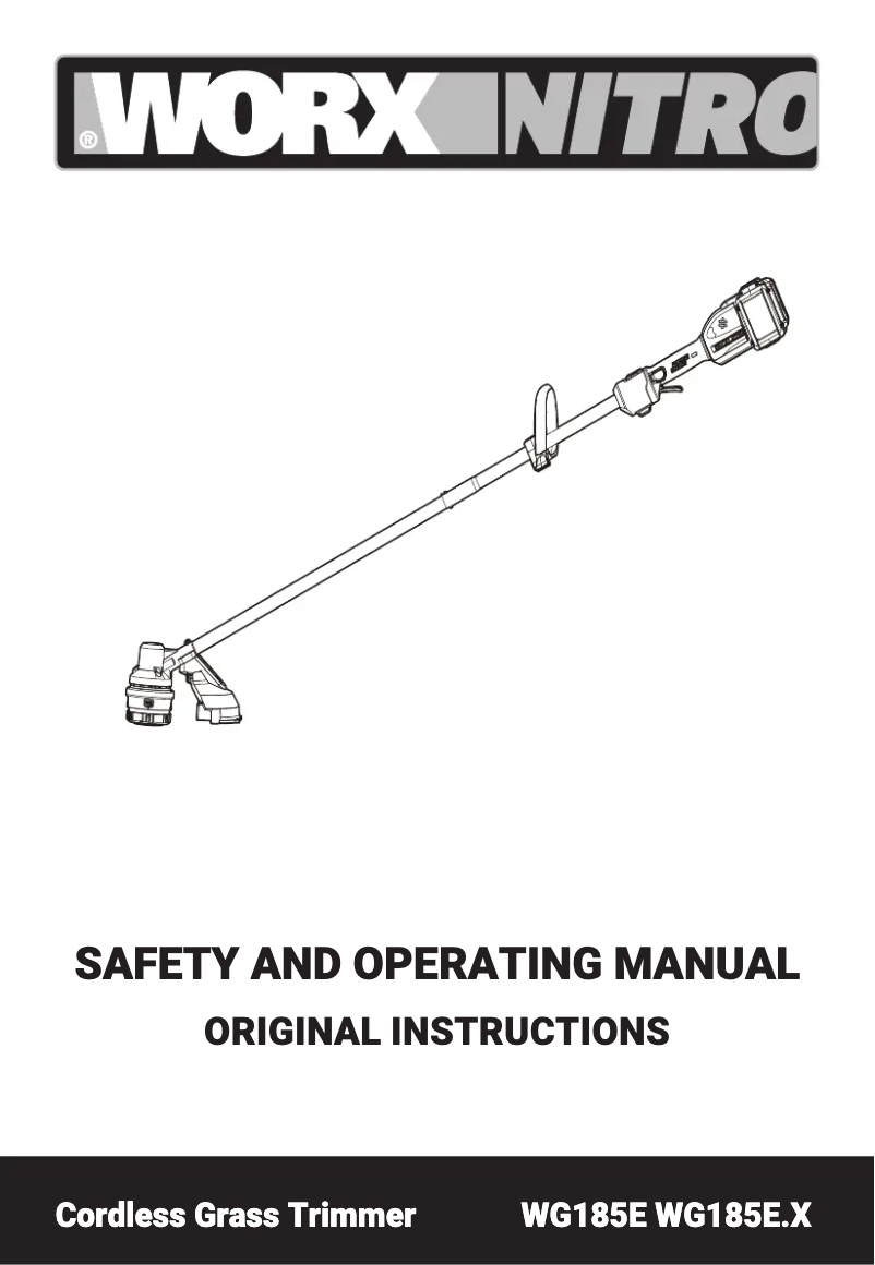 Page n°1 - Manuel utilisateur Worx WG185E.9
