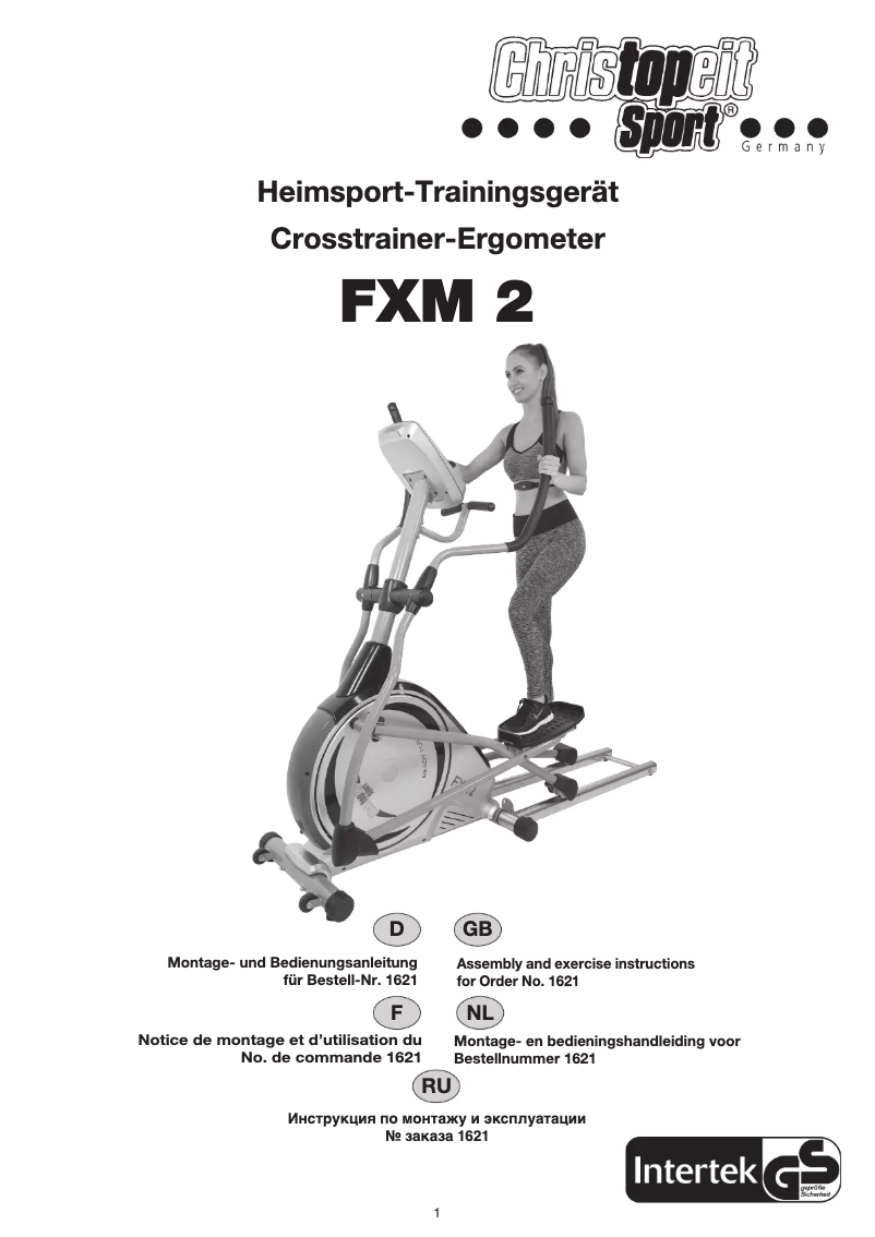 Page 1 de la notice Manuel utilisateur Christopeit FXM 2