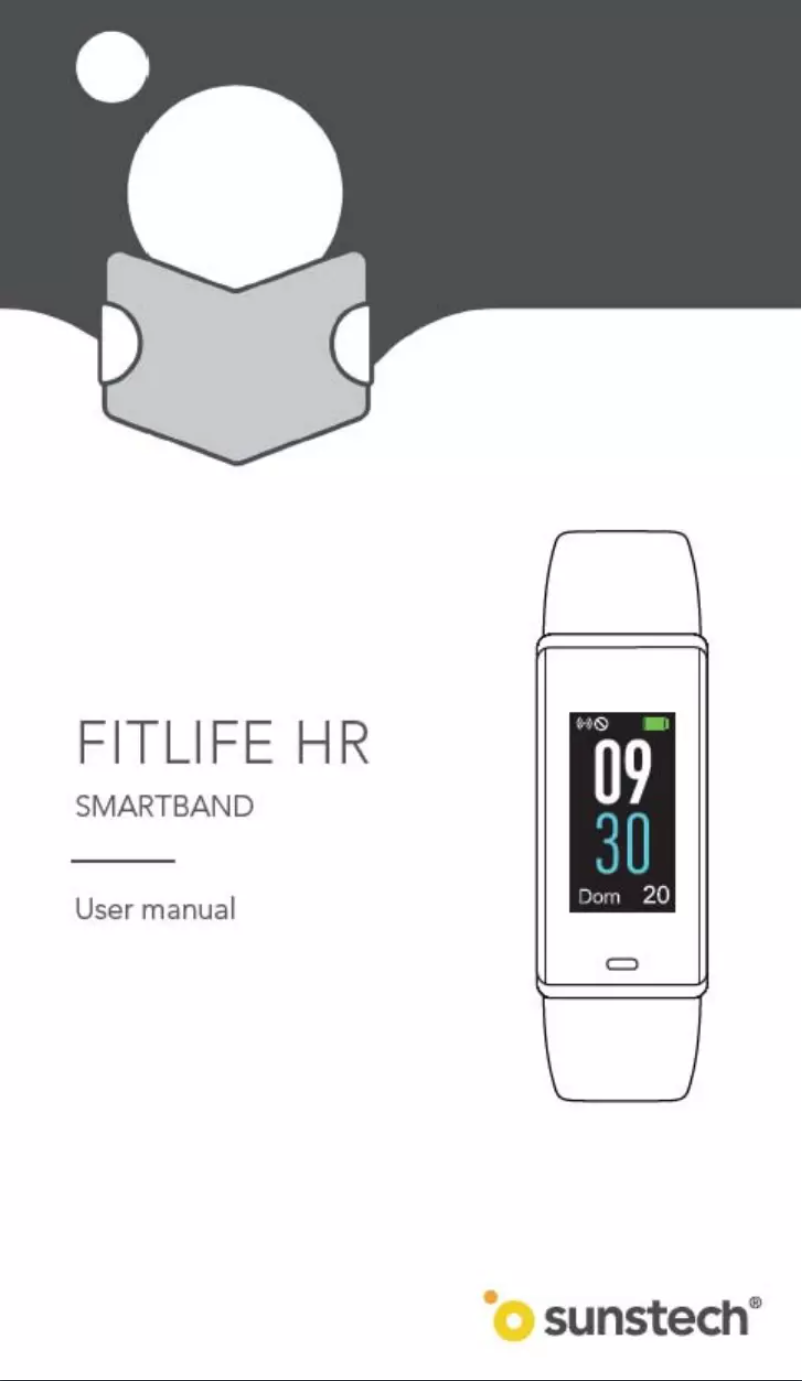 Page n°1 - Manuel utilisateur Sunstech FitLife HR