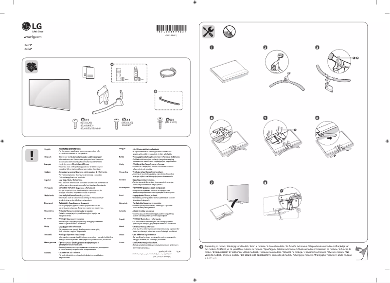 Página 1 del manual Manual de usuario LG 55UK6400