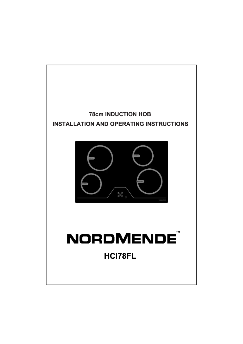 Page 1 de la notice Manuel utilisateur Nordmende HCI78