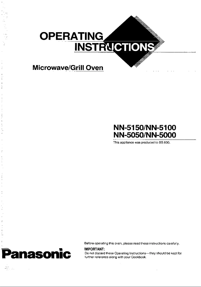 Page 1 de la notice Manuel utilisateur Panasonic NN-5150