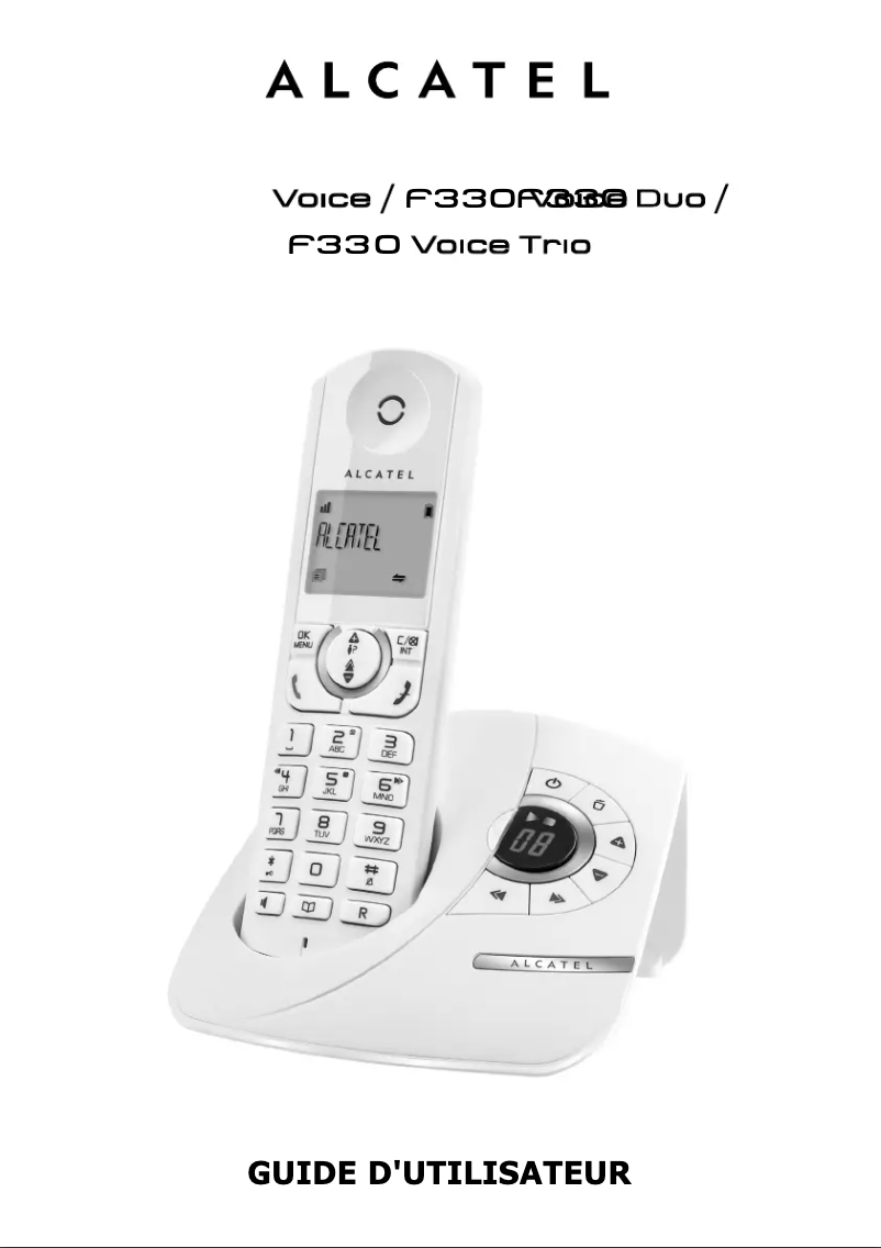 Imagen de la primera página del manual del dispositivo F330 Voice