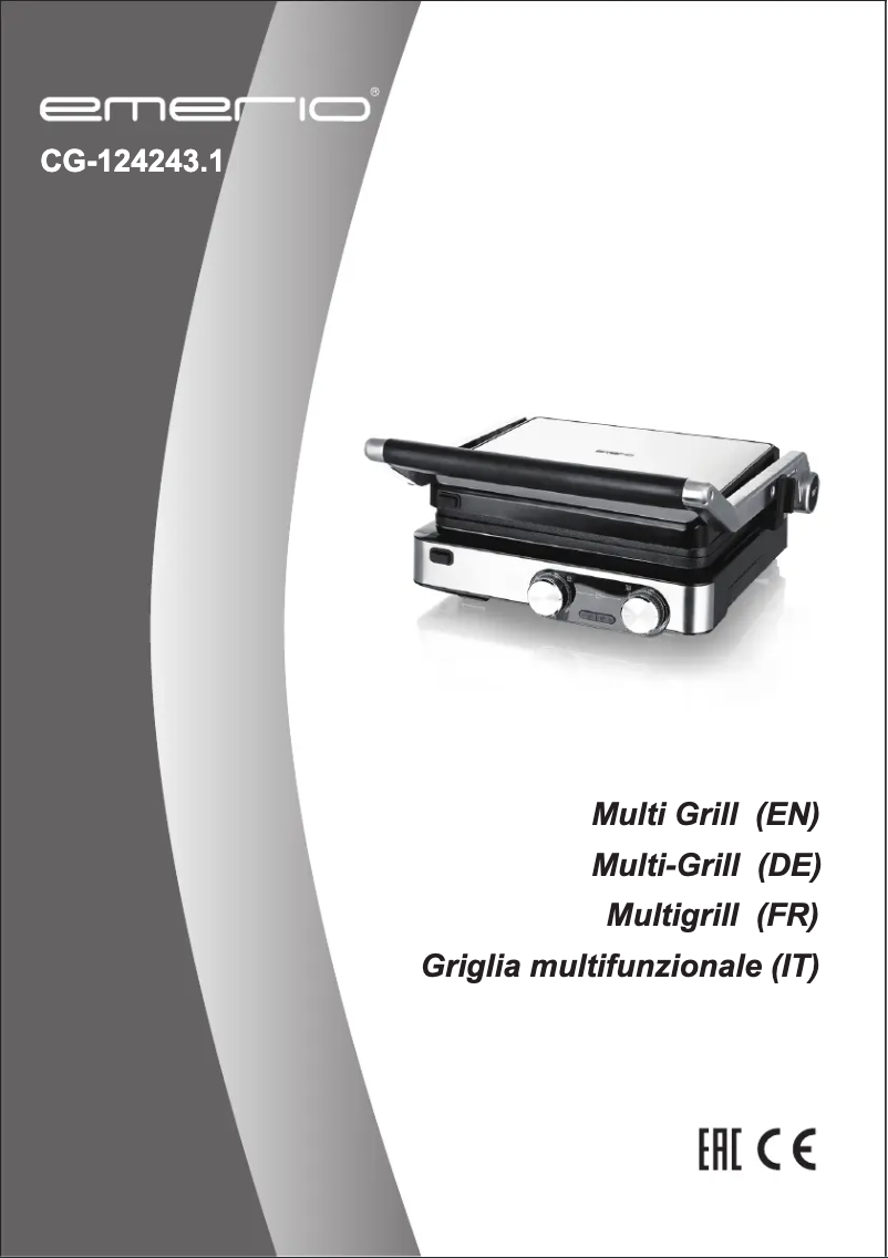 Page 1 of the manual User Manual Emerio CG-124243.1