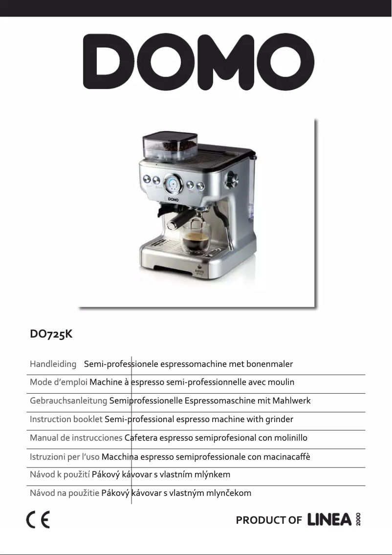 Page n°1 - Manuel utilisateur Domo DO725K