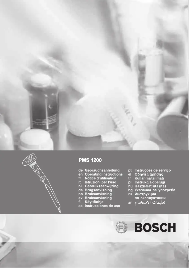 Page 1 de la notice Manuel utilisateur Bosch PMS1200