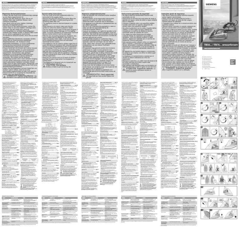 Page n°1 - Manuel utilisateur Siemens TB56300