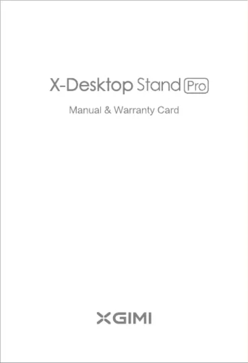 Page 1 de la notice Manuel utilisateur XGIMI D183S