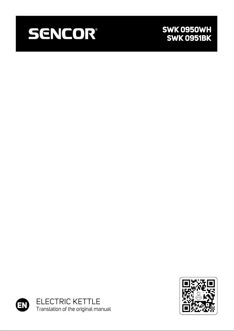 Page n°1 - Manuel utilisateur Sencor SWK 0950WH