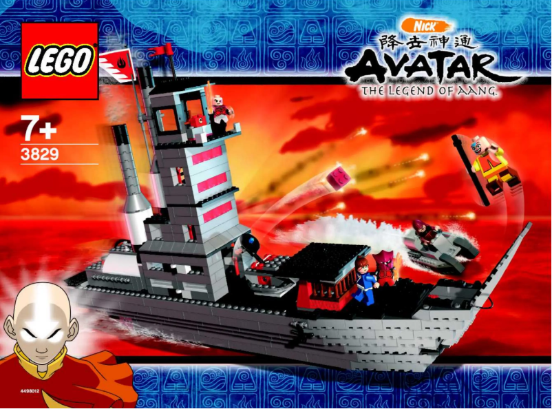 Page n°1 - Manuel utilisateur Lego Avatar The Last Airbender 3829