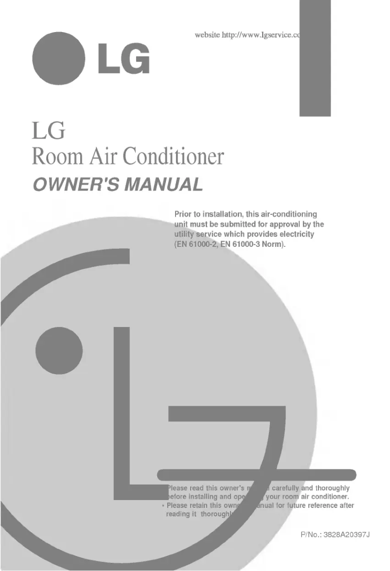 Page n°1 - Manuel utilisateur LG LSUC306MMB0
