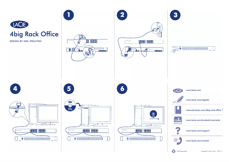 Page 1 de la notice Manuel utilisateur LaCie 4big