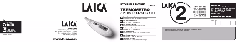 Page 1 de la notice Manuel utilisateur Laica TH2002