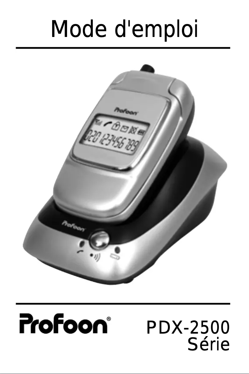Página 1 del manual Manual de usuario Profoon PDX-2520
