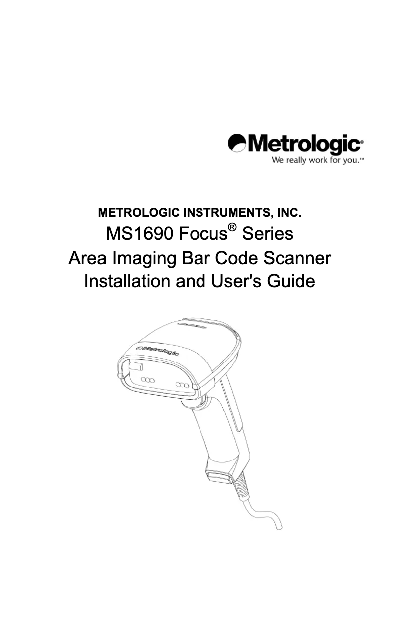 Page 1 de la notice Manuel utilisateur Honeywell MS1690