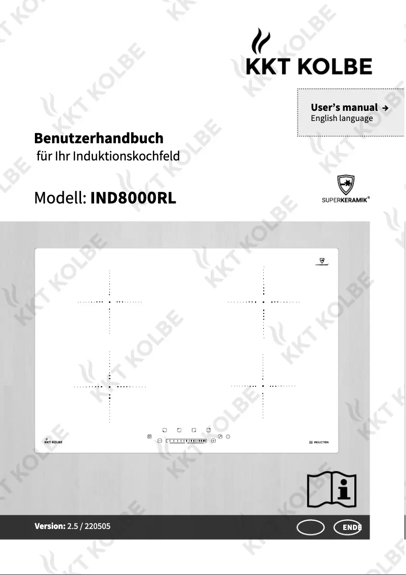 Page 1 de la notice Manuel utilisateur KKT Kolbe IND8000RL