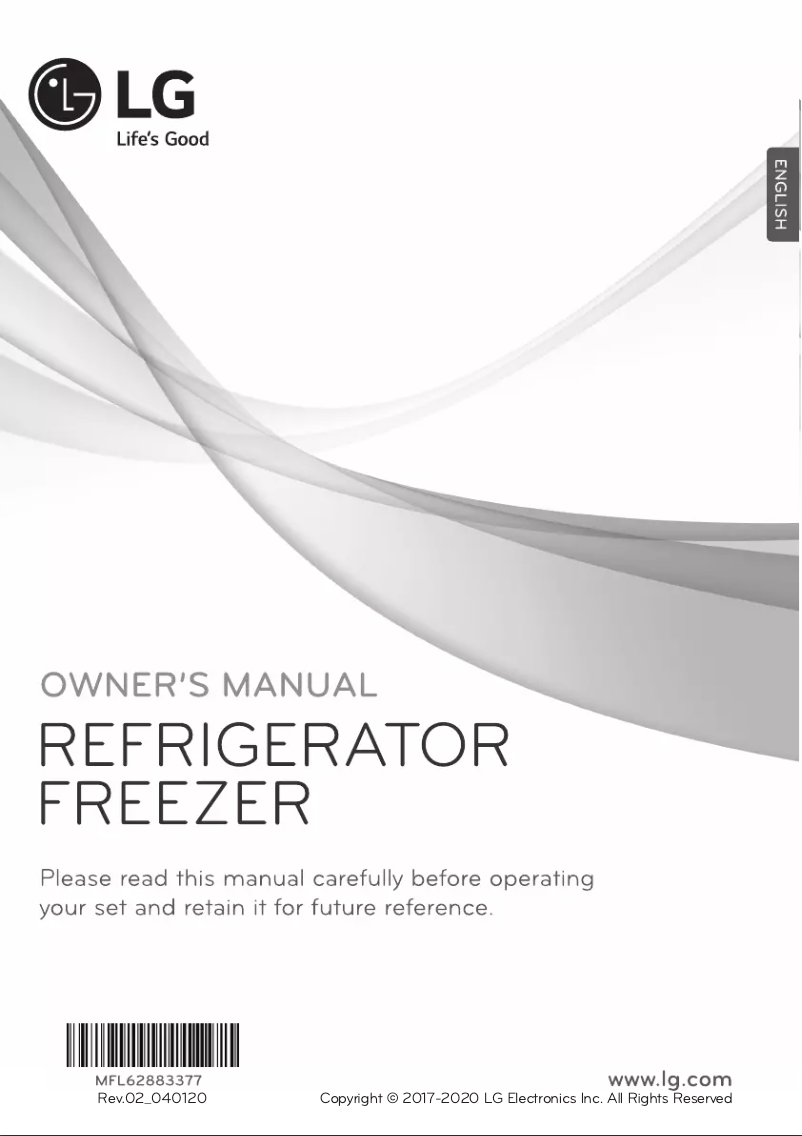 Page 1 de la notice Manuel utilisateur LG GB-310RPL