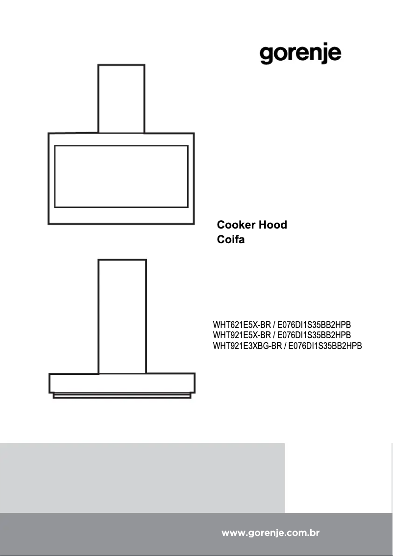 Image de la première page du manuel de l'appareil WHT921E5X-BR