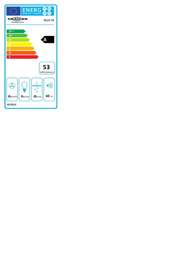 Page 1 de la notice Manuel utilisateur Oranier Davara 90 W