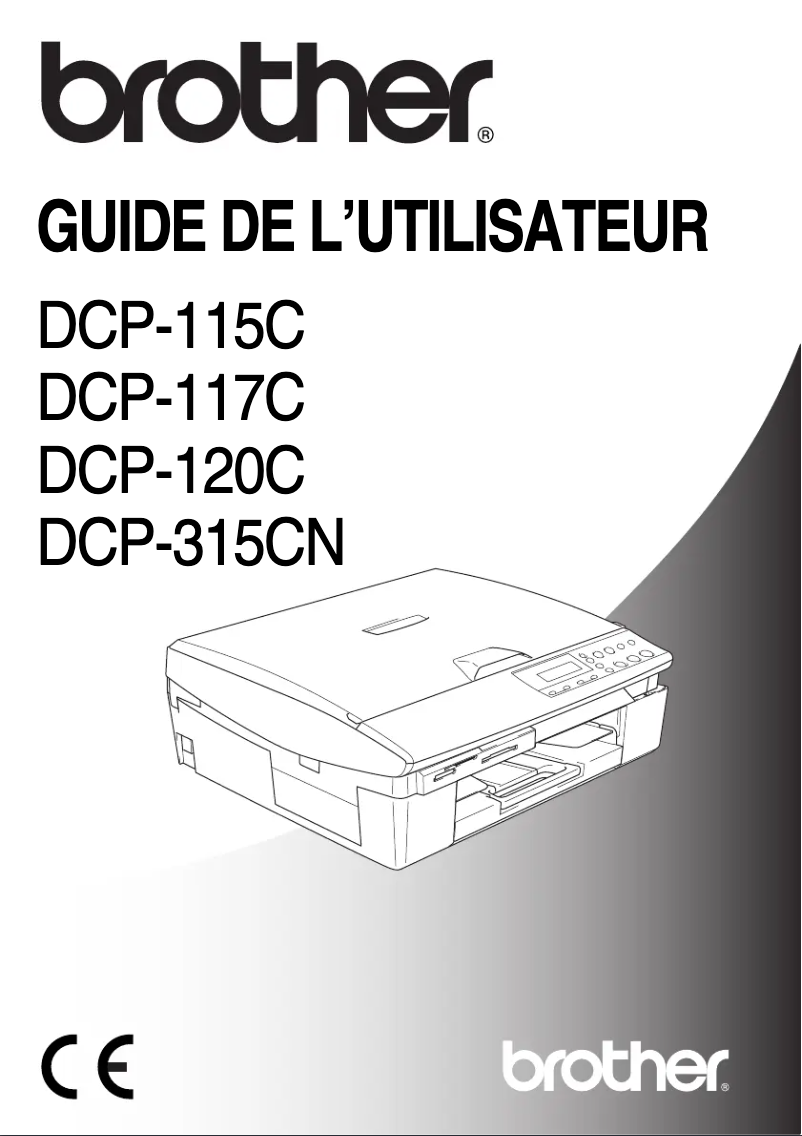 Page n°1 - Manuel utilisateur Brother DCP-115C